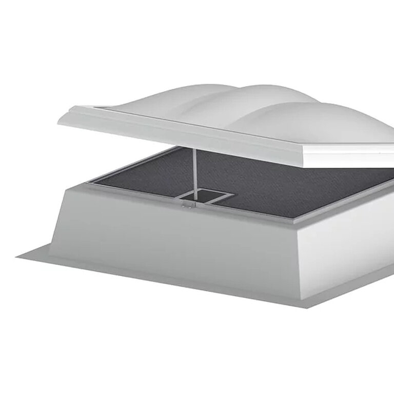 LAMILUX Lichtkuppel F100 W mit Insektenschutzgitter als funktionales Zubehör