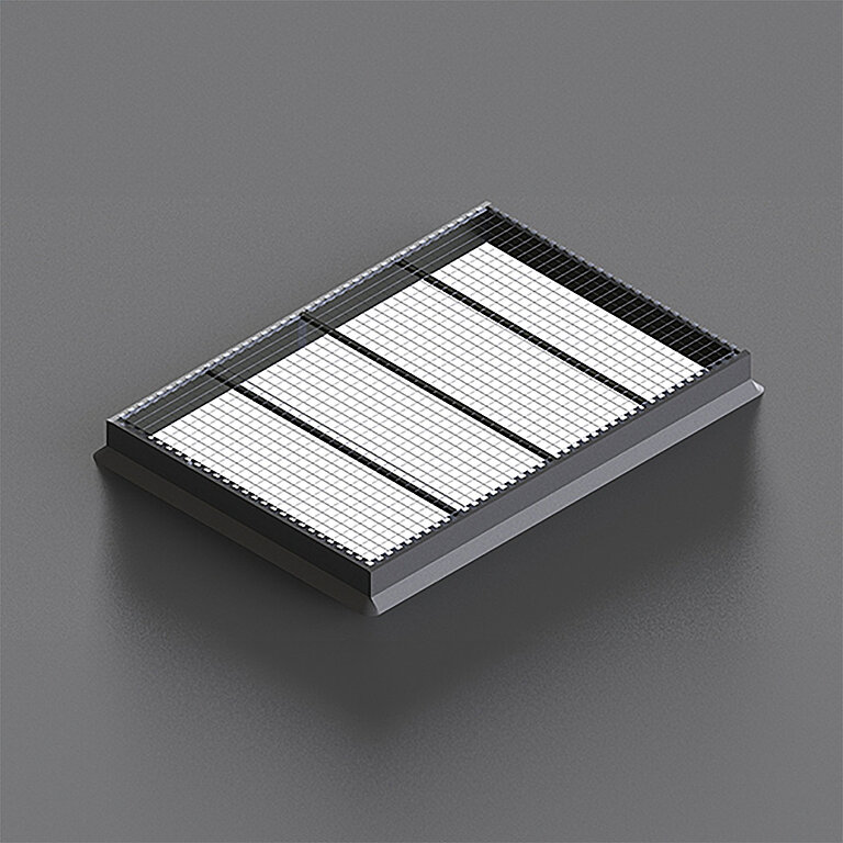 LAMILUX Lichtband B Passivhaus mit Durchsturzgitter zur Absturzsicherung