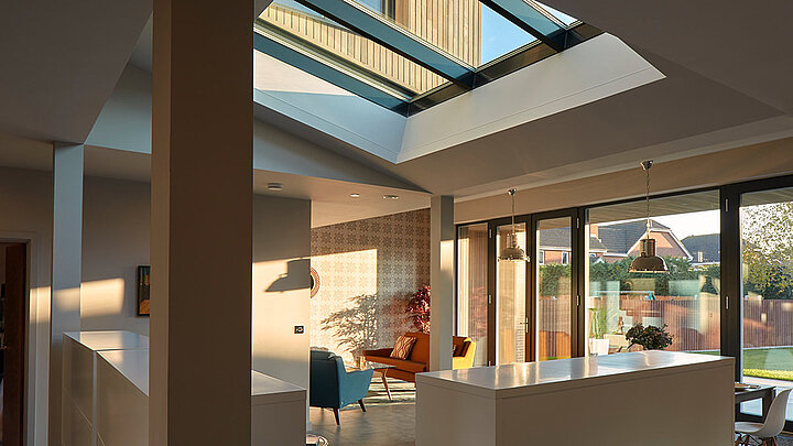 Potton Show Home mit LAMILUX Glasdach PR60