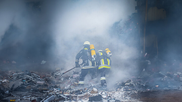 Rauchentstehnung im Brandfall