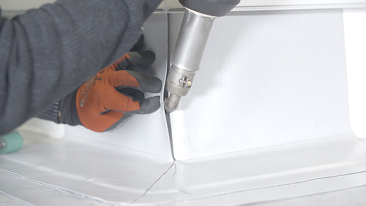 LAMILUX Aufsatzkranz mit hochgeführter PVC-Abdichtungsbahn