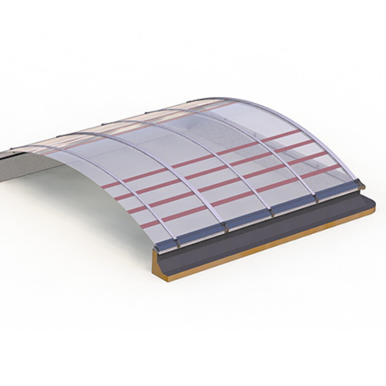 LAMILUX Lichtband B mit Safety Stripe zur erhöhten Sicherheit