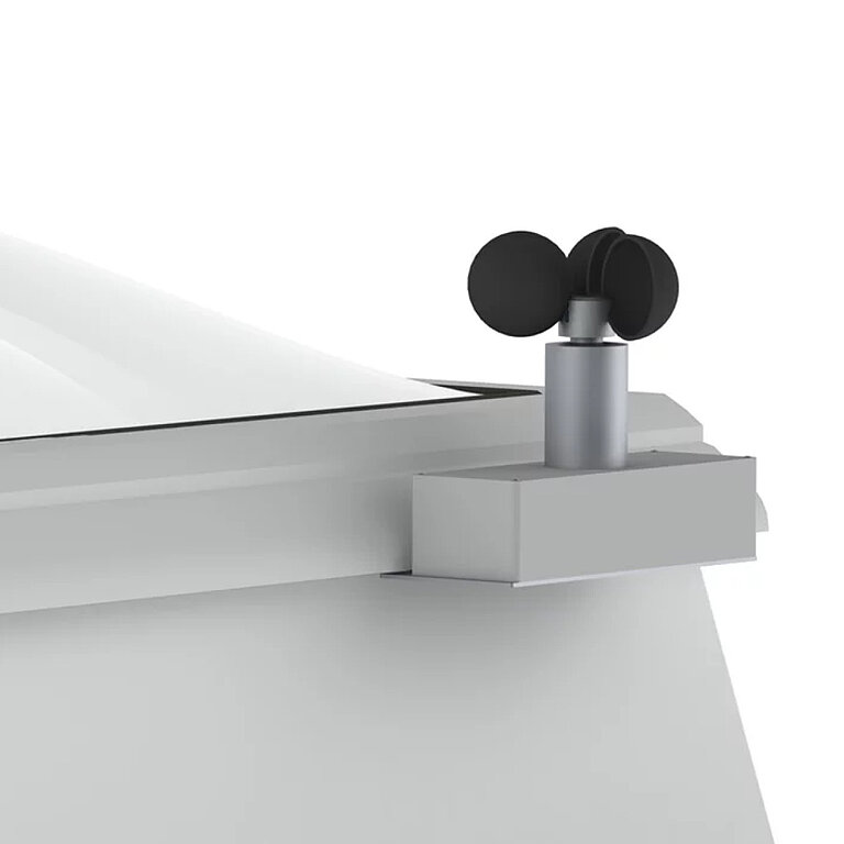 LAMILUX Lichtkuppel F100 W mit Regenfühler zur automatischen Schließung bei Niederschlag