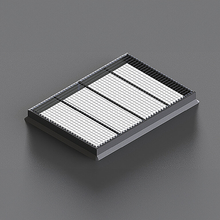 LAMILUX Lichtband S mit Durchsturzgitter zur Absturzsicherung