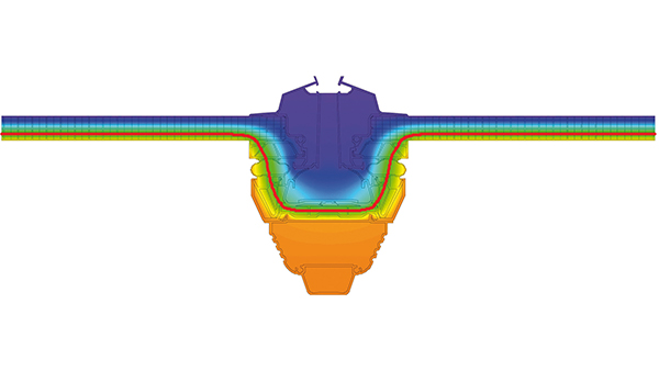 Energieoptimiertes Profil im thermischen Simulationsmodell